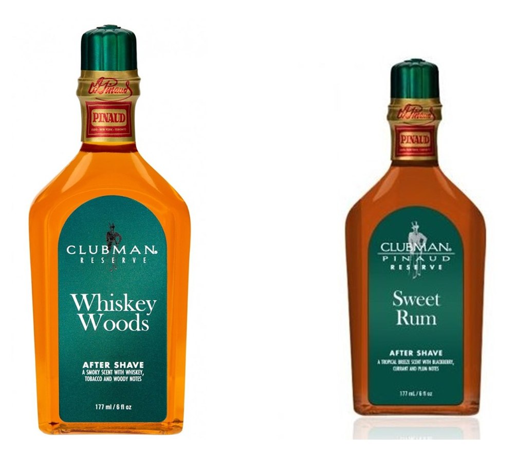 Clubman Pinaud Reserve After Shave Whiskey Woods y Sweet Rum